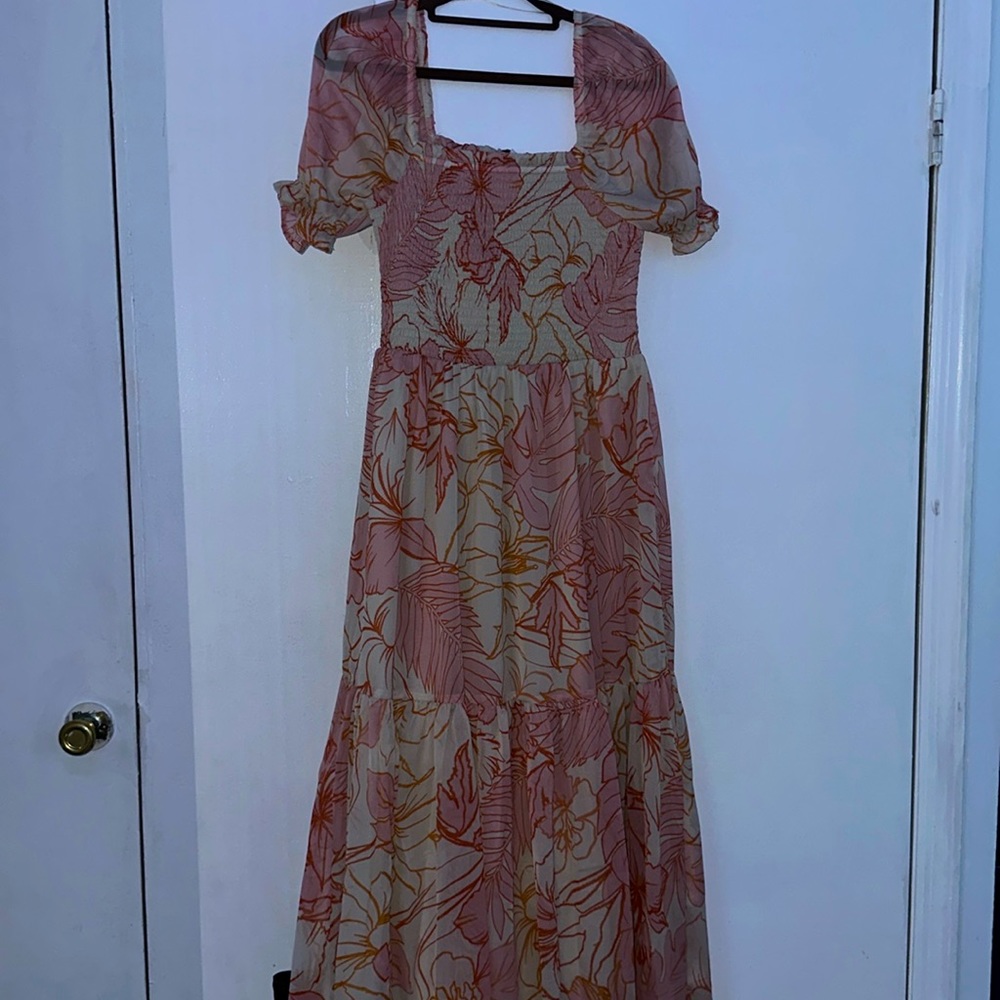 Patrons of Peace floral maxi dress (Medium)